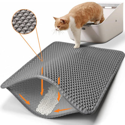 Cat Litter Mat - Double Layered and Waterproof