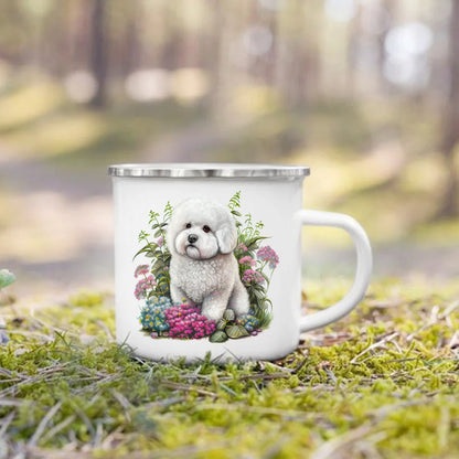Dachshund Bulldog Border Colliegolden Retriever Printed Enam