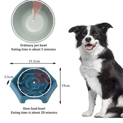 Dog Bowl Anti Choking Slow