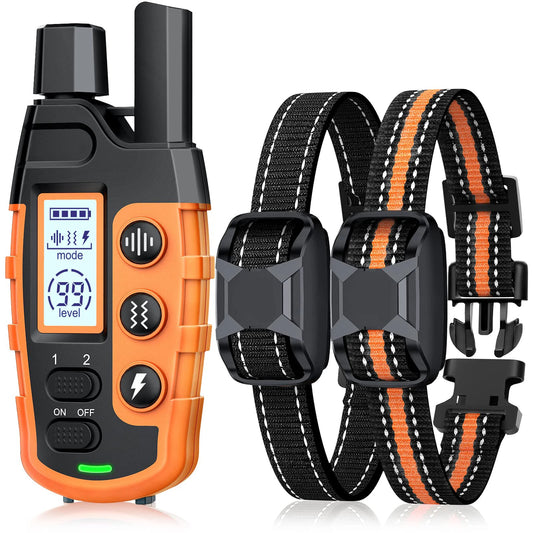 3300Ft Electric Dog Training Collar with Remote Control - Waterproof for dogs between 5-120lbs