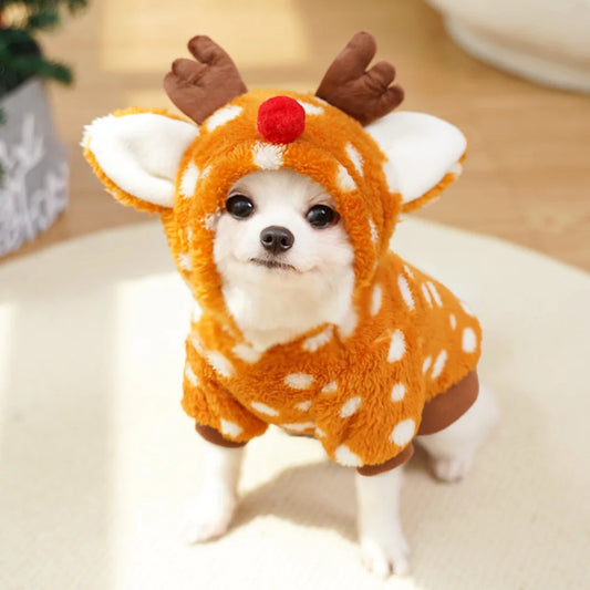 Pet Dog Christmas Clothes Elk