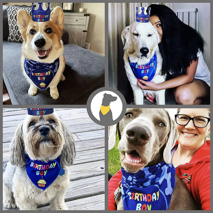 Pet Birthday Party Flag Decoration