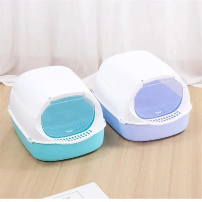 Sandbox Cat Litter Box - Semi-enclosed