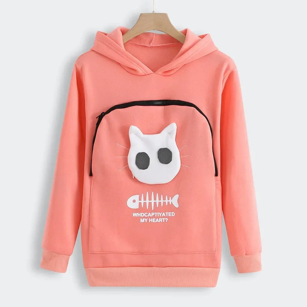 Winter Animal Pouch Hoodie