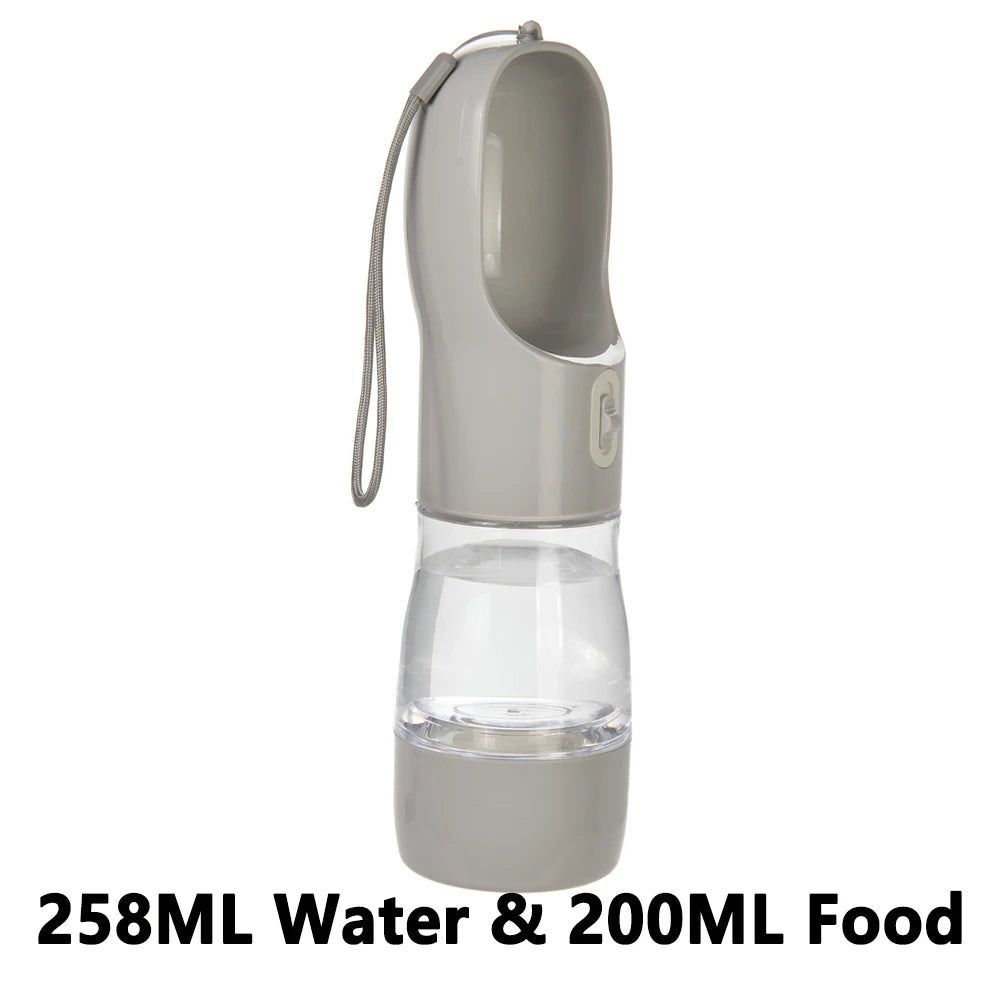2‑in‑1 Portable Dog Water Bottle