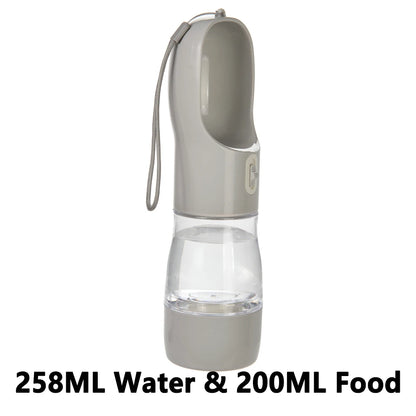 2‑in‑1 Portable Dog Water Bottle