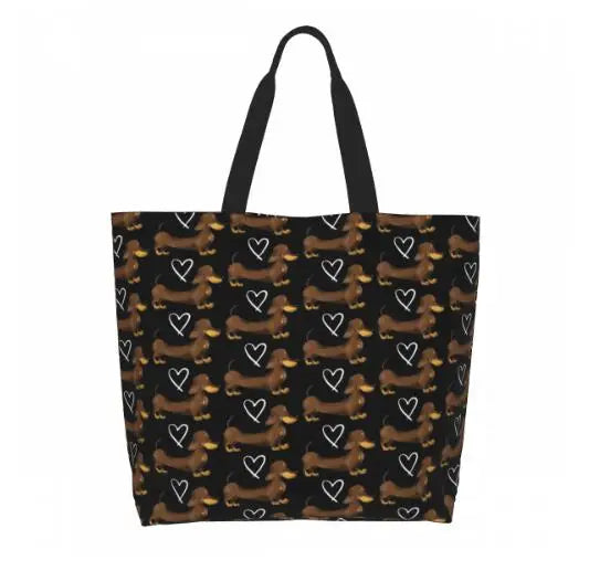 Cute Dachshund Dog Tote Bag