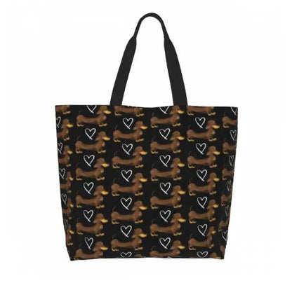 Cute Dachshund Dog Tote Bag