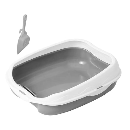 Cat Litter Box with High Sides - Semi Closed