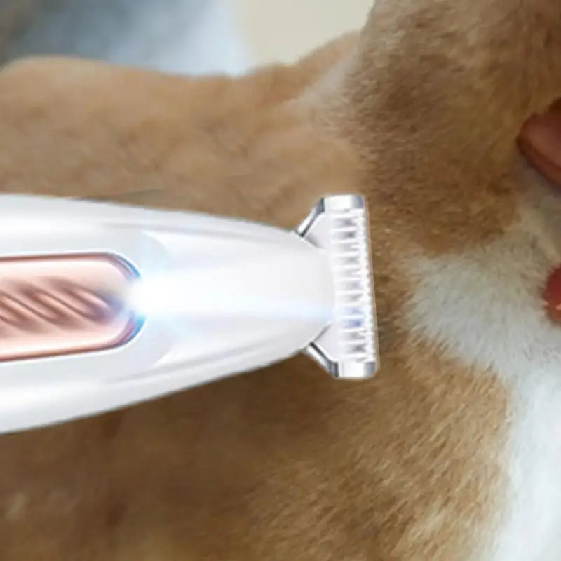 Portable Dog Paw Trimmer with Led Light Rechargeable Cordles
