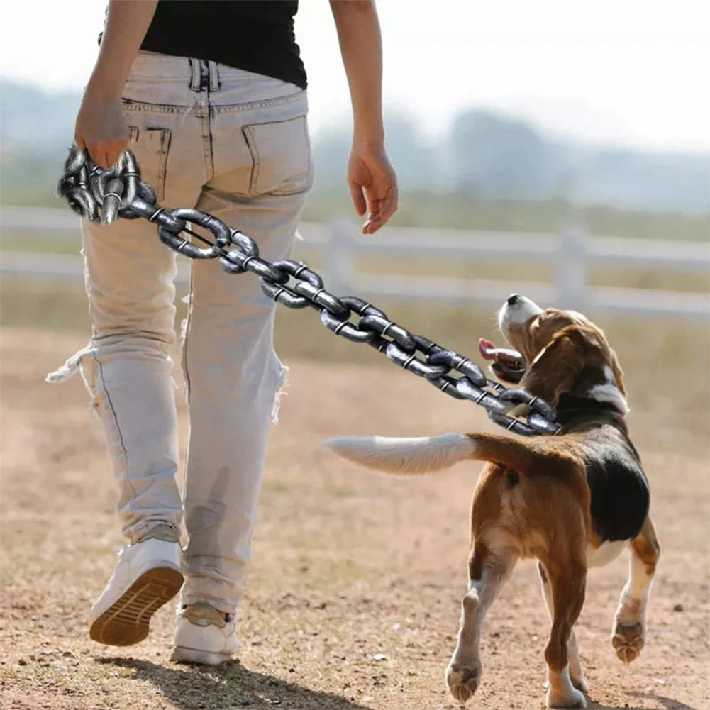 Halloween Plastic Heavy-Duty Chain Dog Leash - 4.9ft long