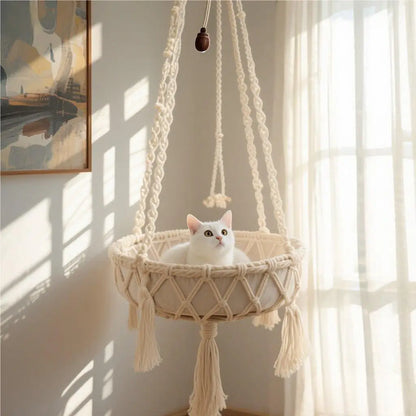 Pet Hammock Cat Swing Hand