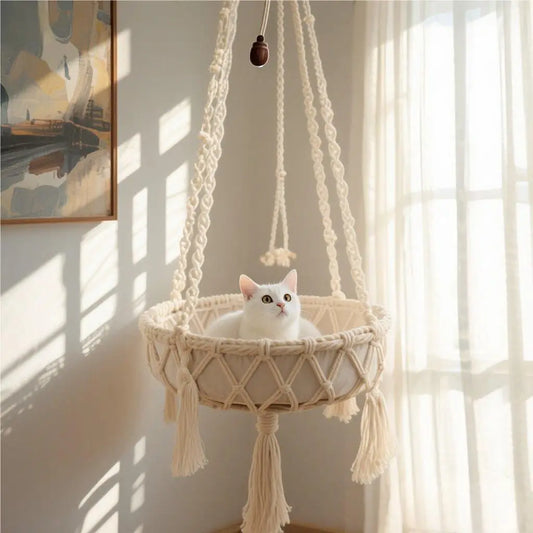 Pet Hammock Cat Swing Hand
