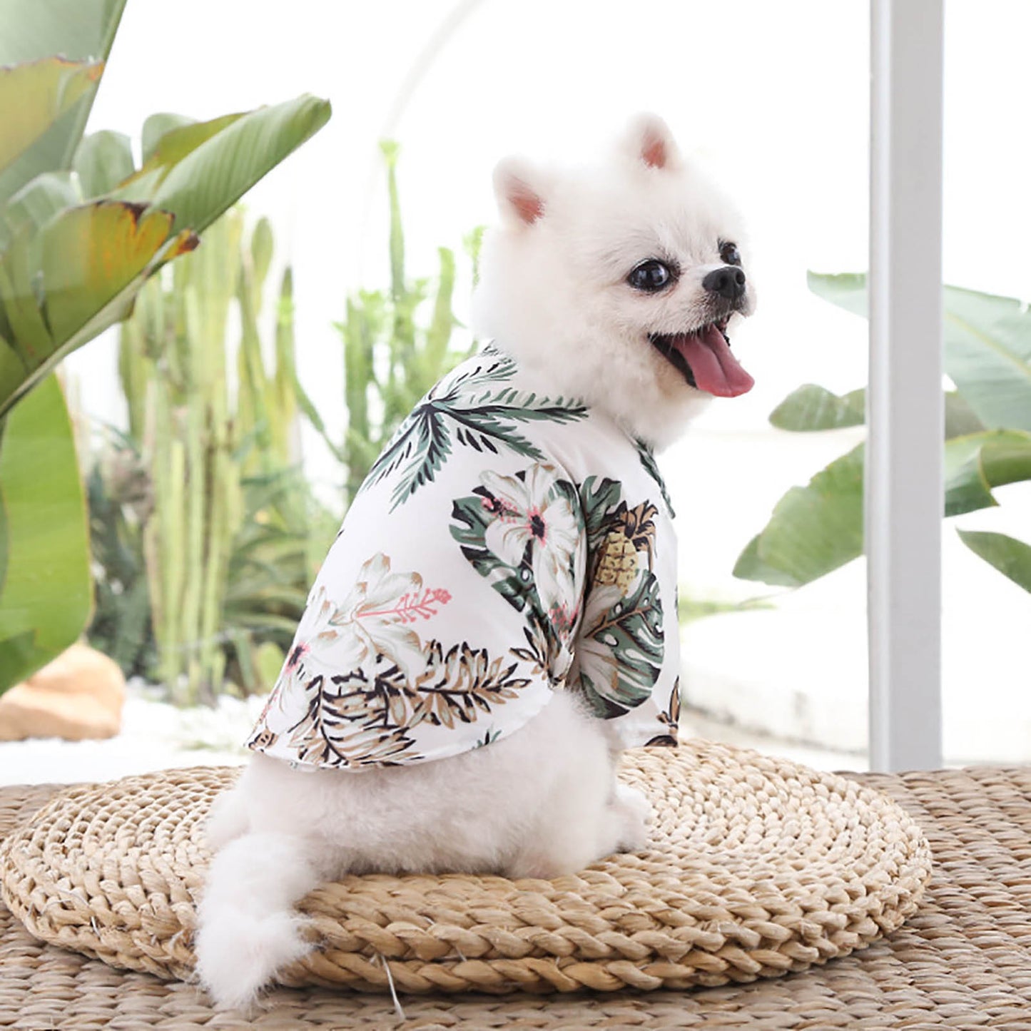 Pet Summer Cotton Shirts Hawaii