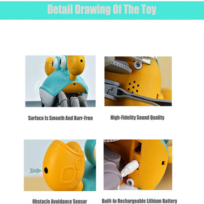 Engaging and Interactive Dancing Crab Dog Toy with Musical Sounds