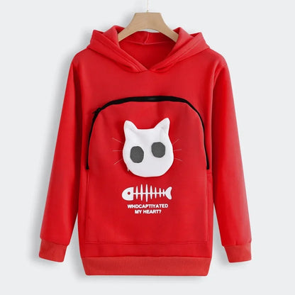 Winter Animal Pouch Hoodie