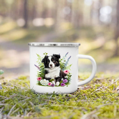 Dachshund Bulldog Border Colliegolden Retriever Printed Enam