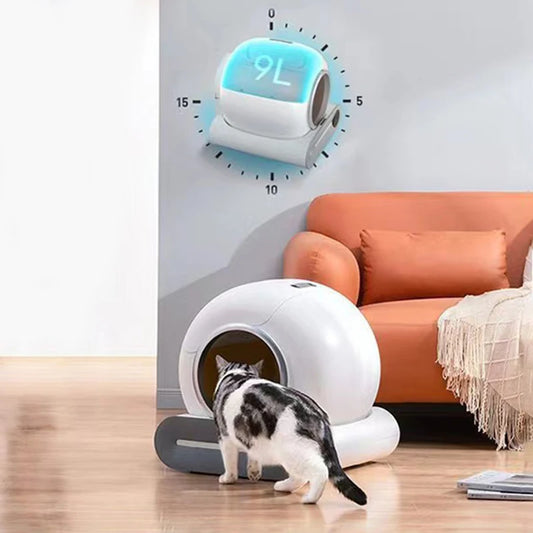 65L Automatic Smart Cat Litter Box - Self Cleaning
