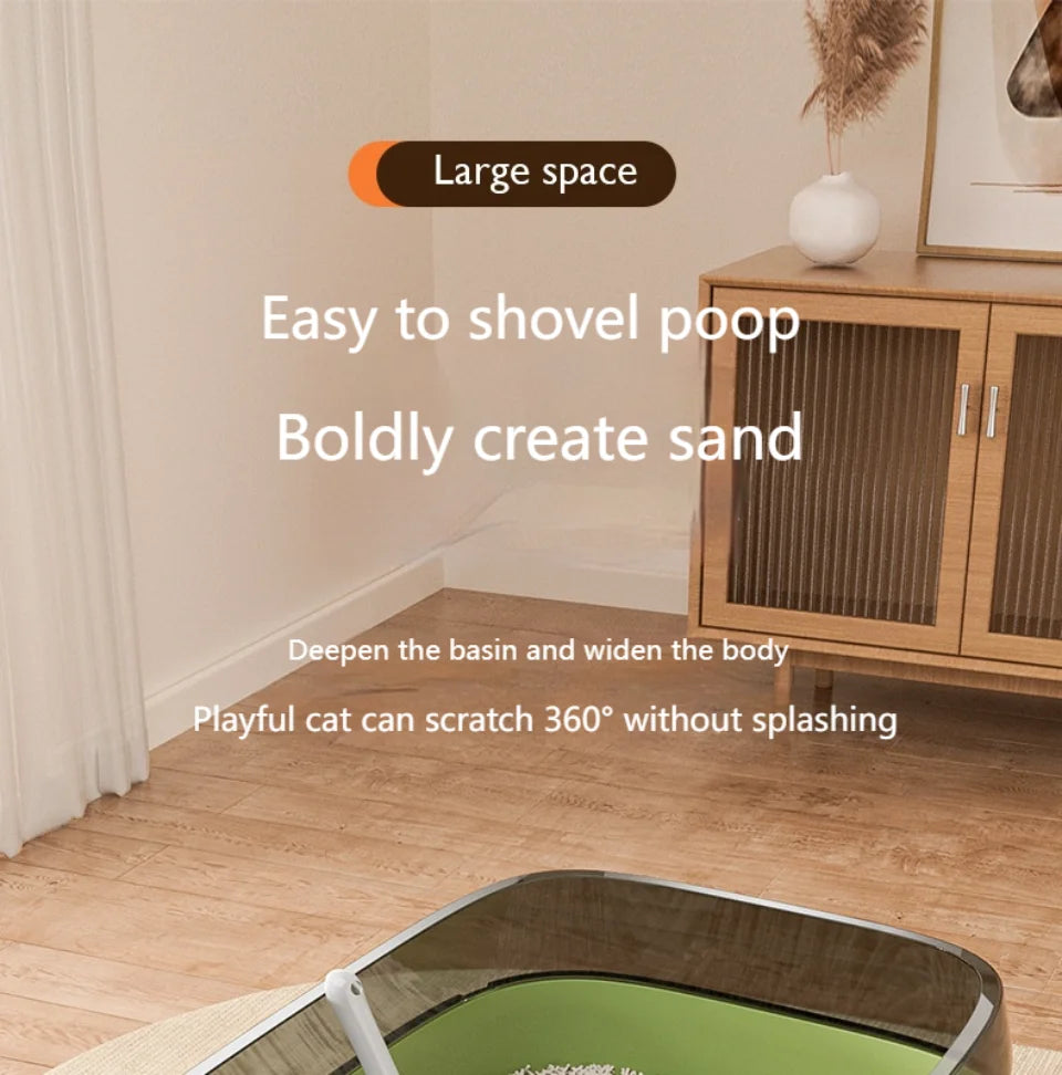 Sandbox Cat Litter Box - Anti-Splash