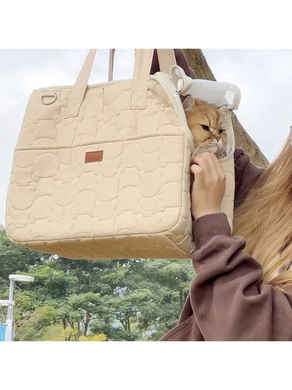 Pet cat dog tote bag, no escape, portable, multifunctional,
