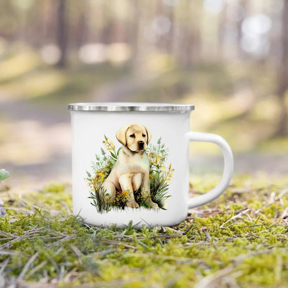 Dachshund Bulldog Border Colliegolden Retriever Printed Enam