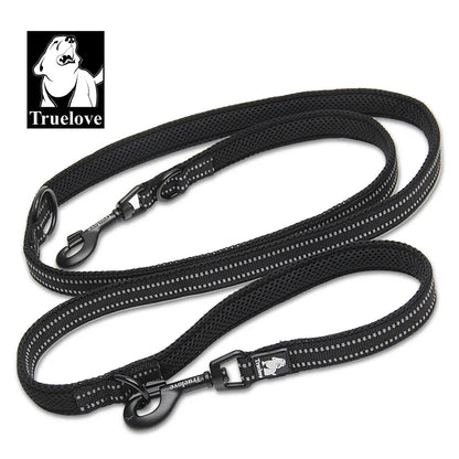 Truelove Pet Dog Leash Multi-function Reflective Hand Free T