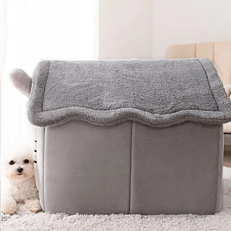 Soft Tent-Style Dog Bed