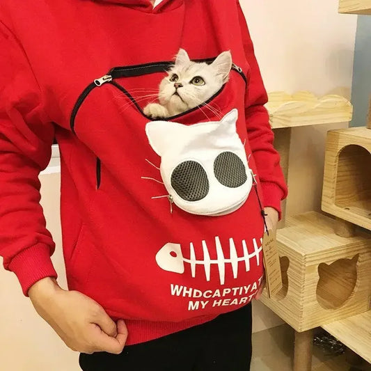 Winter Animal Pouch Hoodie