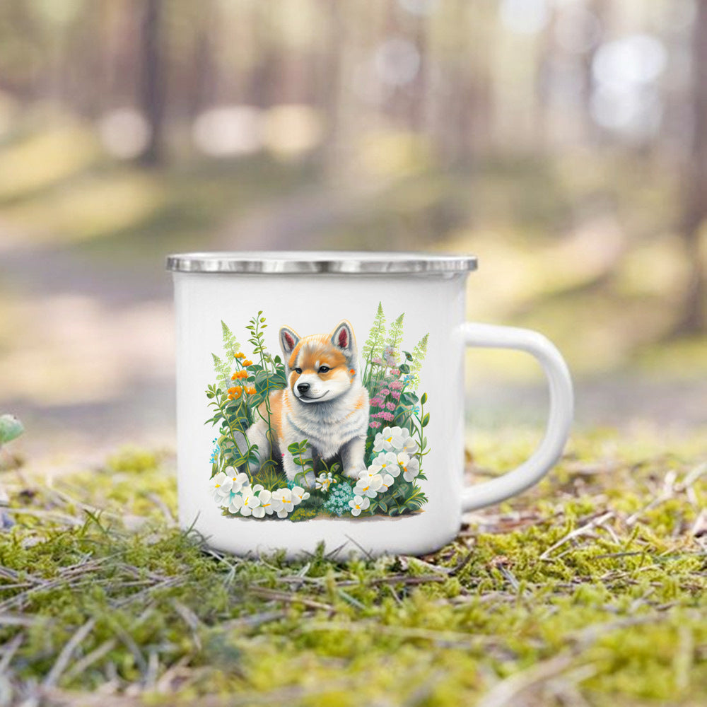 Dachshund Bulldog Border Colliegolden Retriever Printed Enam