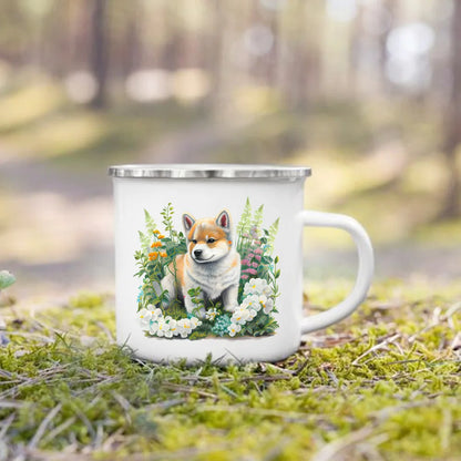 Dachshund Bulldog Border Colliegolden Retriever Printed Enam