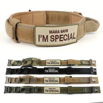 Military Large Dog Harness Collar