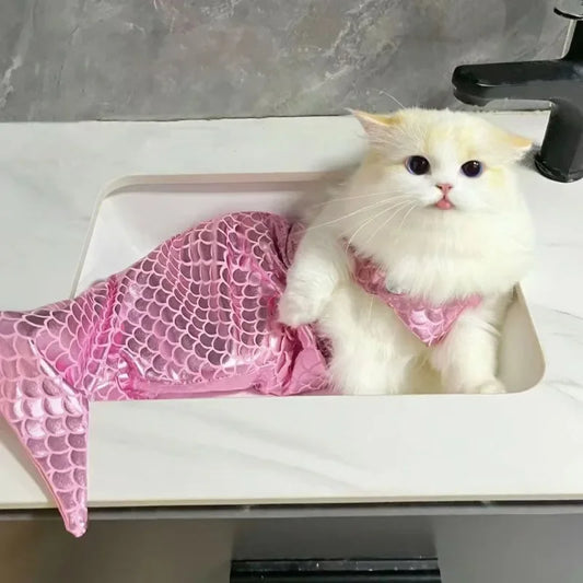 Mermaid Cat/Dog Halloween Costume