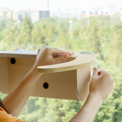 Mewoofun Cat Window Perch Hammock