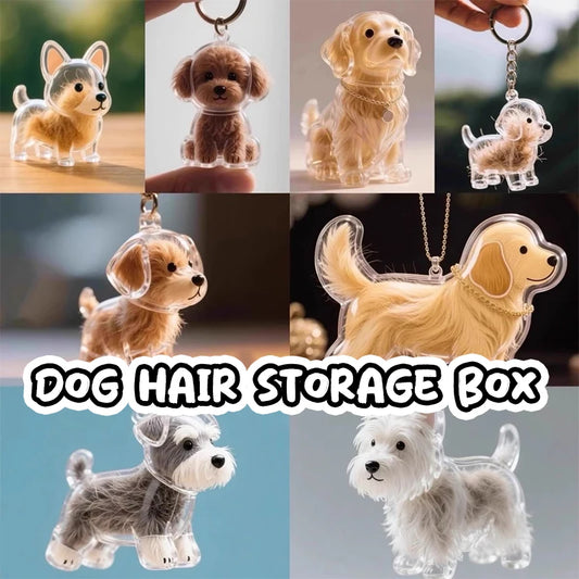 Pet Hair Memorial Pendant Keychain