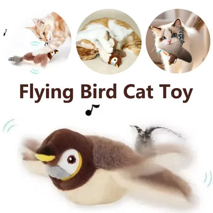 Interactive Flapping Bird Cat Toy