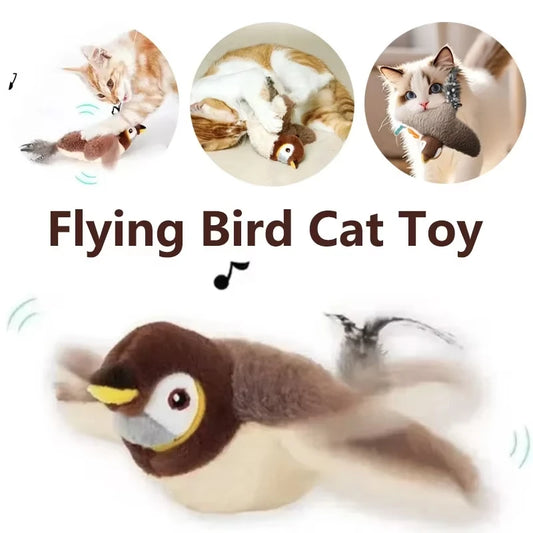 Interactive Flapping Bird Cat Toy