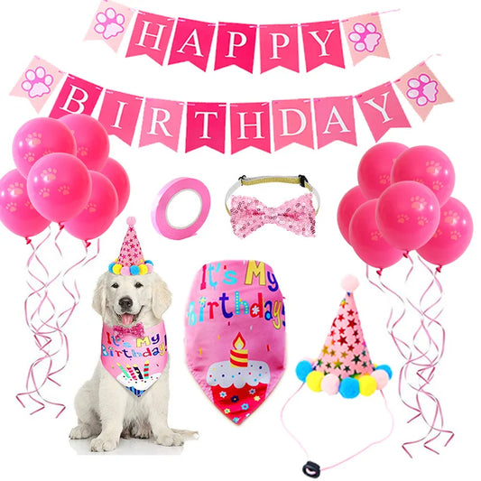 Pet Birthday Party Set Balloon