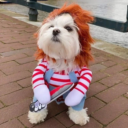 Scary Doll Dog Halloween Costume