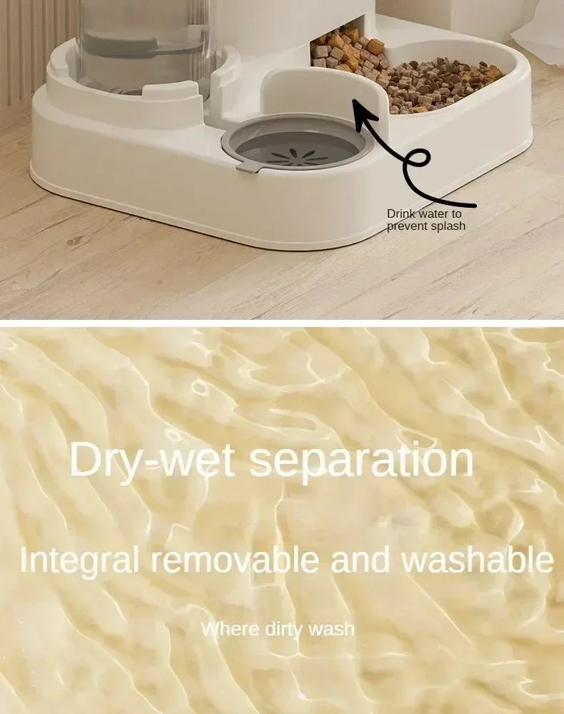 Automatic Dog/Cat Feeder With Water Fountain