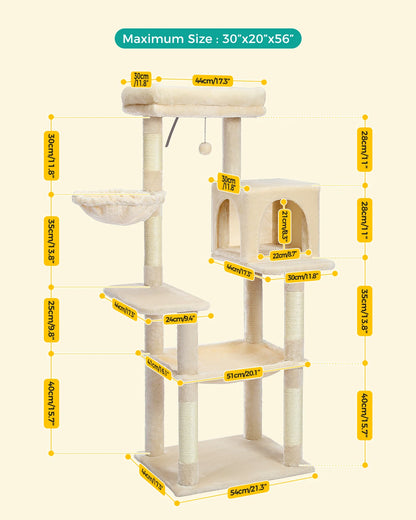 Domestic Delivery Multi-Level Cat Tree Tower Climb Furniture
