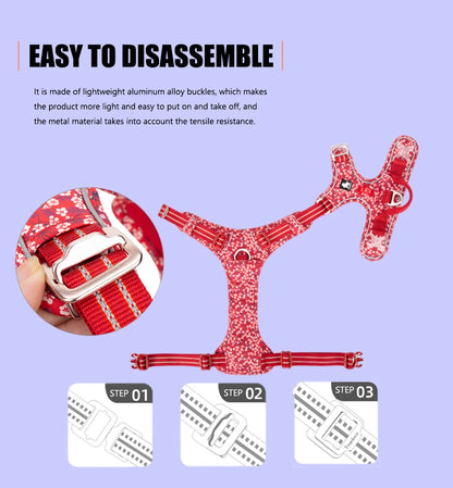 Truelove Pet Dog Harness Floral