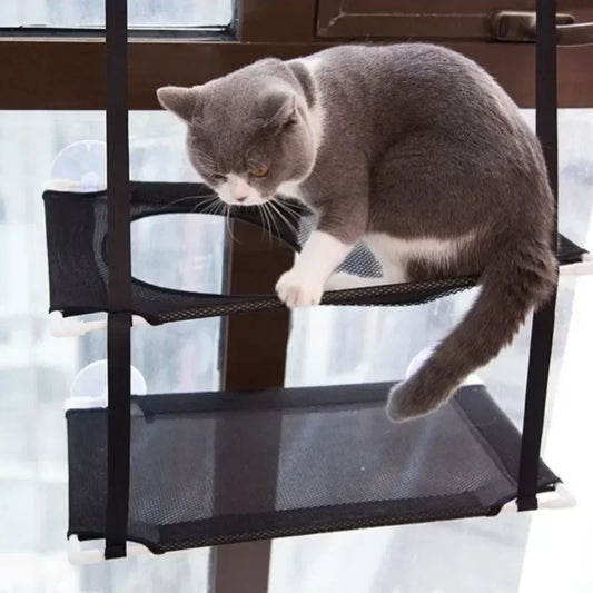 Two-Story Window Cat Hammock