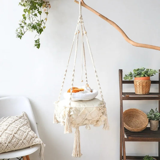 Pet Hammock Cat Swing Hand