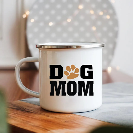 Dog Mom/Dad Print Creative Enamel