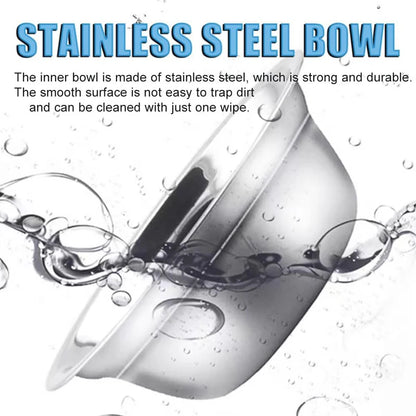 Double Cat Bowl with Stand