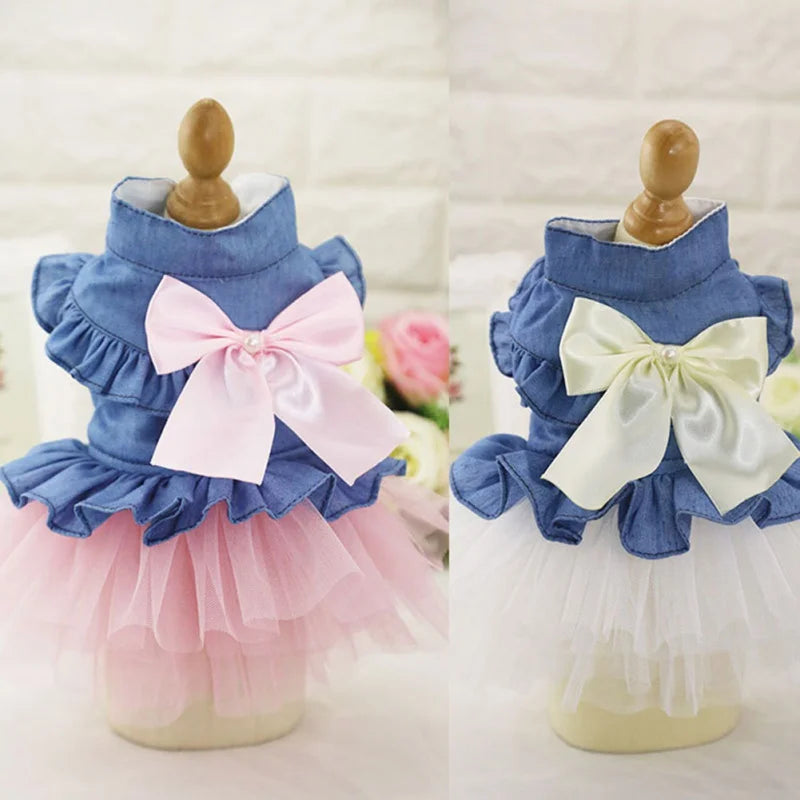 Spring Summer Dog Princess Dress