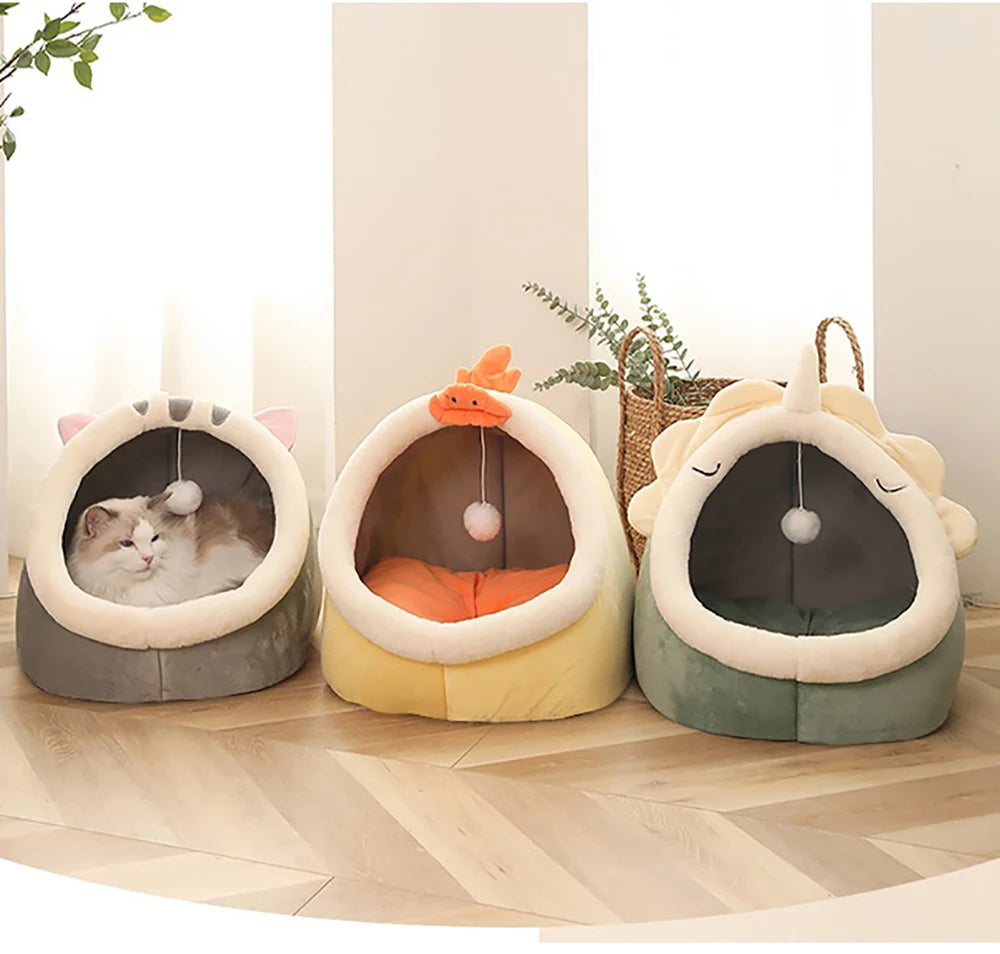 Deep Sleep Cat Bed Cartoon