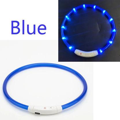 Led Glowing Dog Collar Pet