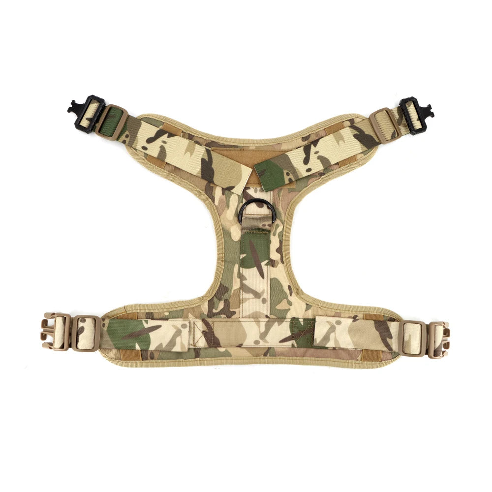 Military Large Dog Harness Collar