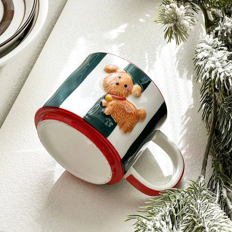 Cartoon Dog Ceramic Mug Animal